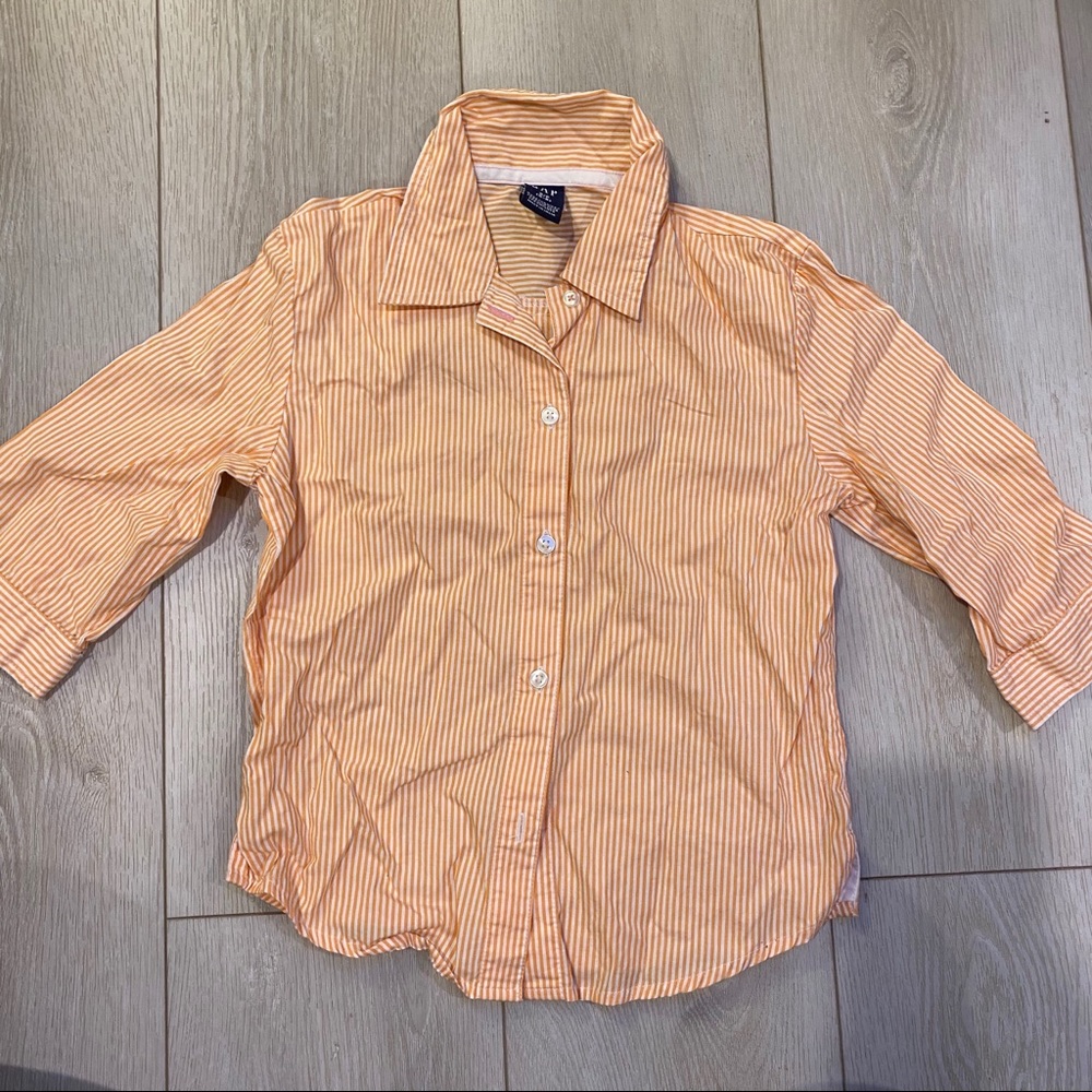 Gap- Stripe button down for girls